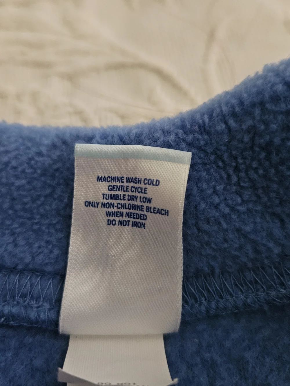 Old Navy Kids Blue Fleece Quarter-Zip Pullover